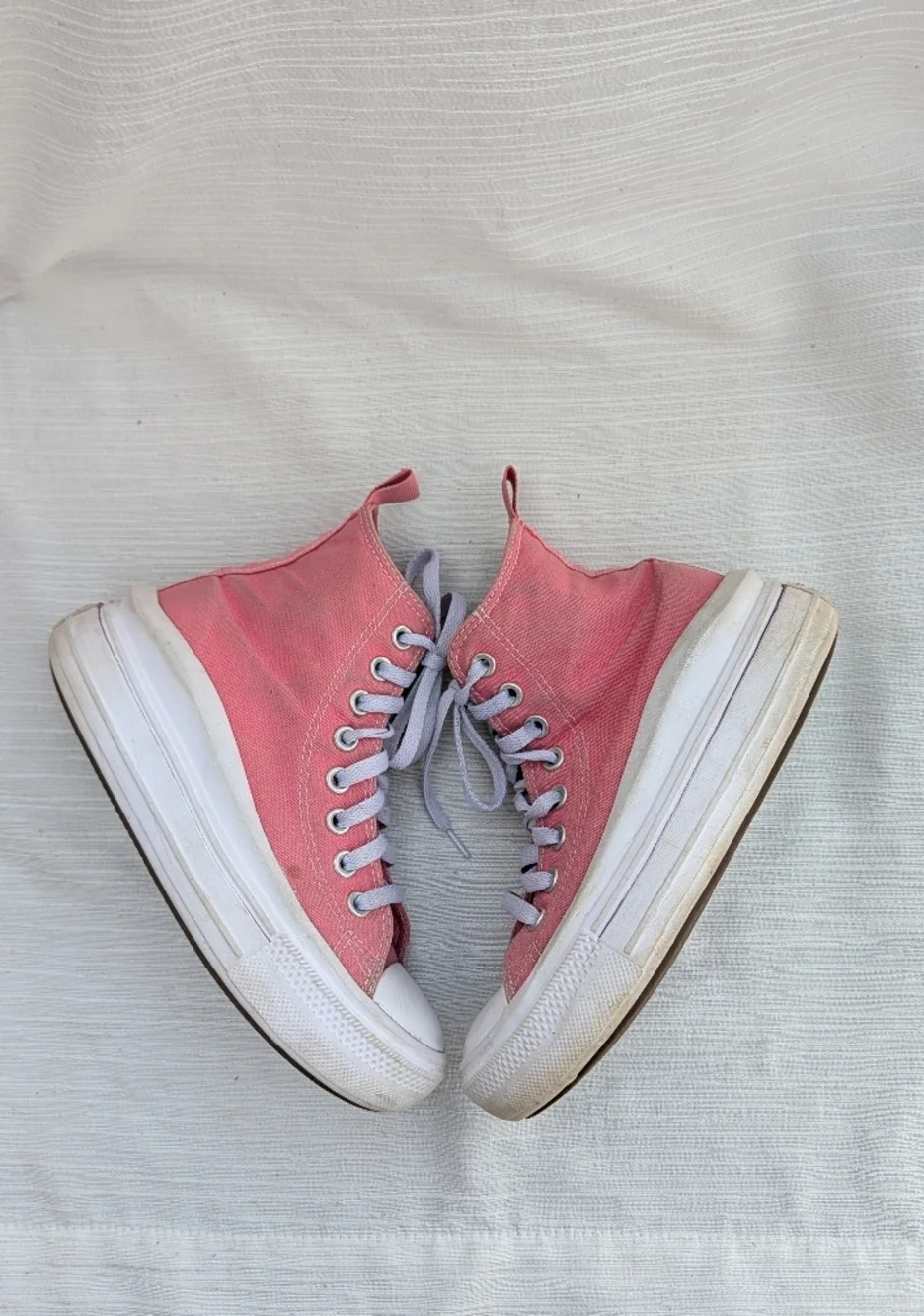 Converse Chuck Taylor All Star Platform High Top Sneakers - Pink Youth Size 3.5
